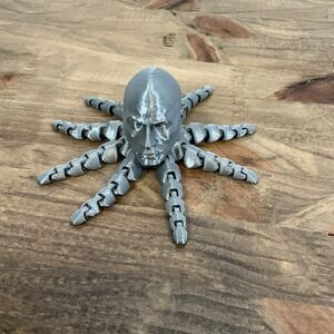 The Rocktopus‎ 3D Printed Sparkly Gray Toy (Dwayne The Rock Johnson)